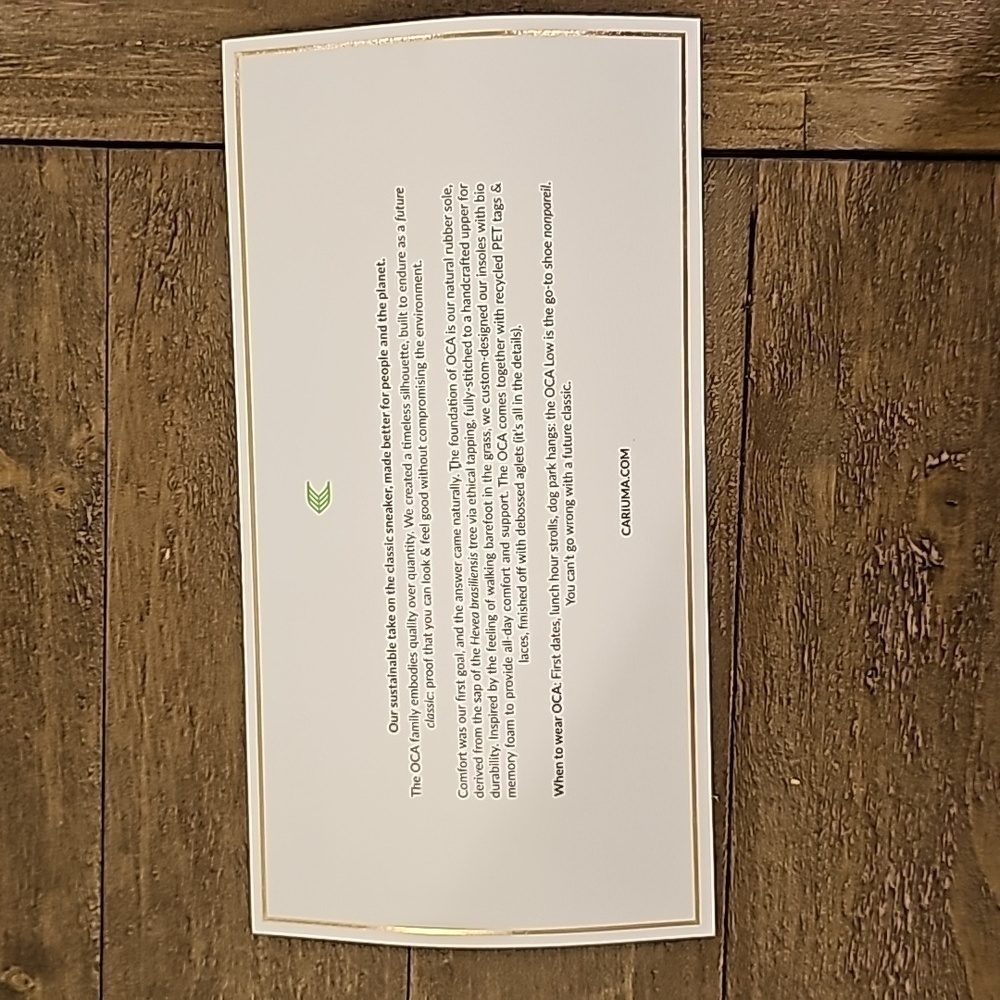 Cariuma OCA Low Shadow Blue Cancas Sneaker - Picture 8 of 11